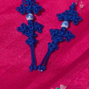 Boucles d'oreilles bleu - réf. B001